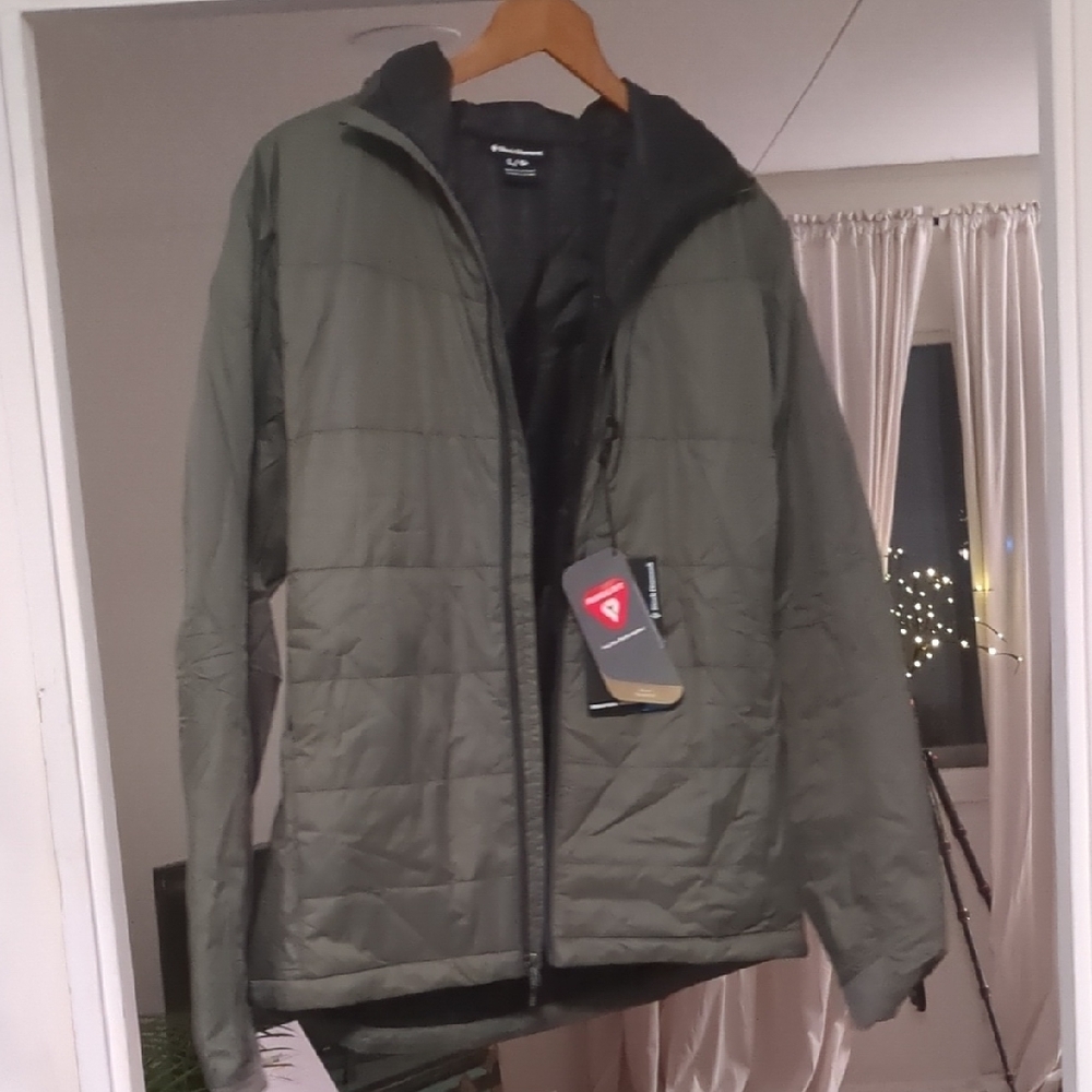 Black Diamond Dark Olive Quilted Jacket